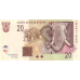 P129a South Africa - 20 Rand Year ND (2005) (AA Serial Letters)
